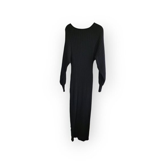 Free People Rosha Black Sweater Midi Dress XS - Picture 6 of 12